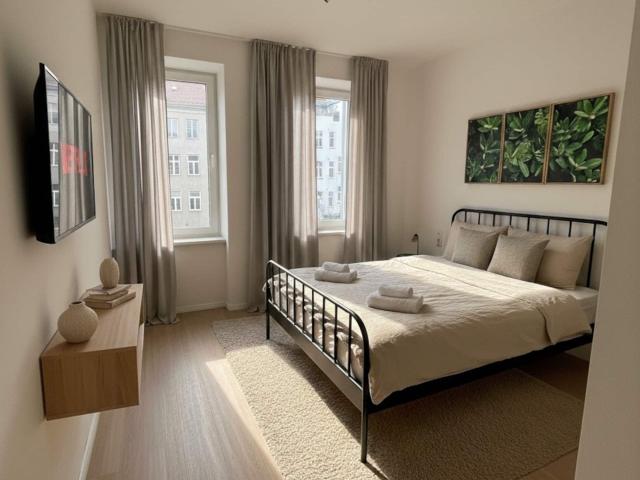 Beautiful city apartment, 2 TVs, 2 double beds
