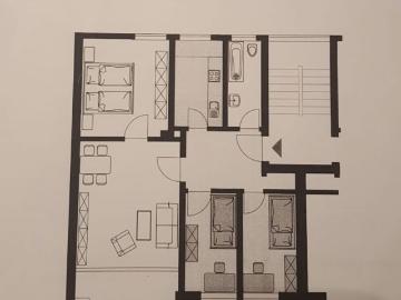Beautiful & Bright 4 Room Apartment, Munchen Amsterdam Apartments for Rent