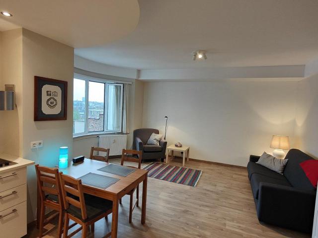 Beautiful flat with view in building facing Cinquantenaire