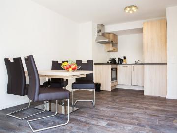 Beautiful furnished attic flat in a well maintained 9 unit building in Aachen Haaren, Aachen Amsterdam Apartments for Rent