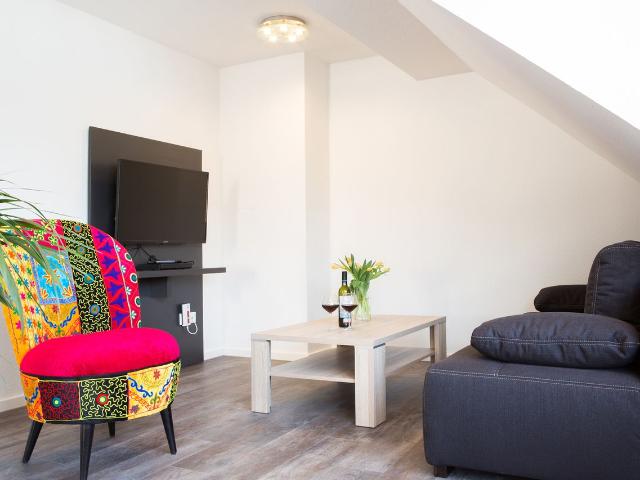 Beautiful furnished attic flat in a well maintained 9 unit building in Aachen Haaren, Aachen Amsterdam Apartments for Rent