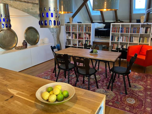 Beautiful loft apartment with terrace and panoramic views in Coburg