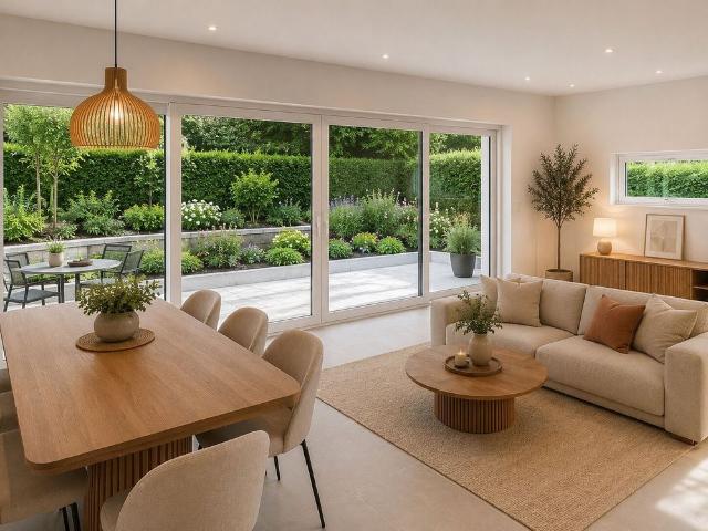 Beautiful NEW 3.5 room apartment 89 m2 in a small exclusive building ground floor + garden