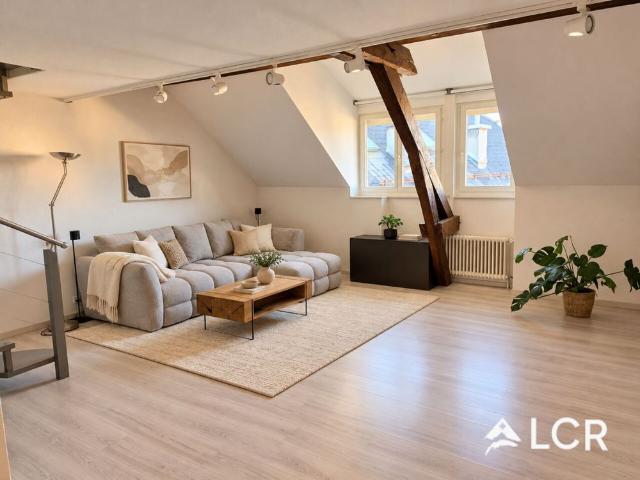 Beautiful partially furnished duplex of 3.5p in Lausanne