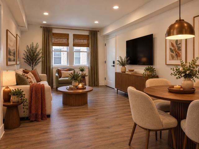 Beautiful renovated 3 bedroom, 2 bath apartment