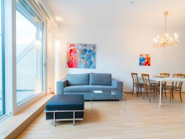 Beautifully cut 1 bedroom apartment with elevator, air conditioning and terrace