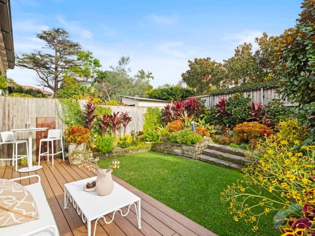 Beautifully renovated level semi with stunning north gardens on the Balgowlah Fairlight border