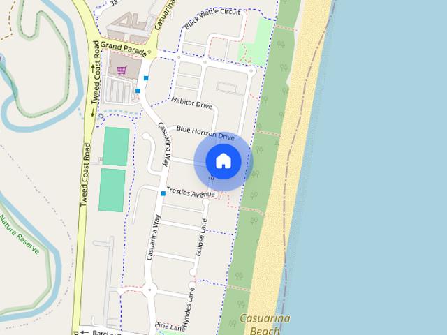 BEACHFRONT APARTMENT IN CENTRAL CASUARINA