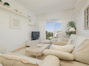 Beachside 3 bedroom duplex apartment with sea views in Costabella, Marbella East