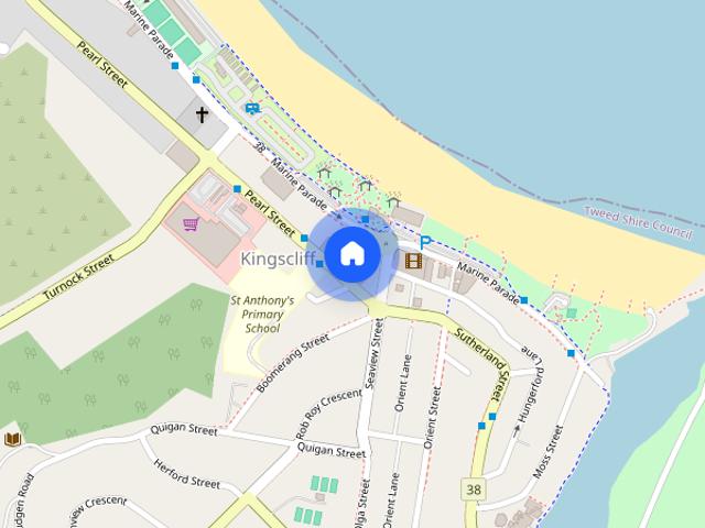 BEACHSIDE APARTMENT WITH EXCLUSIVE ROOF TOP TERRACE UNFURNISHED