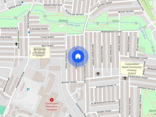 Beaconsfield Street/Denes Darlington