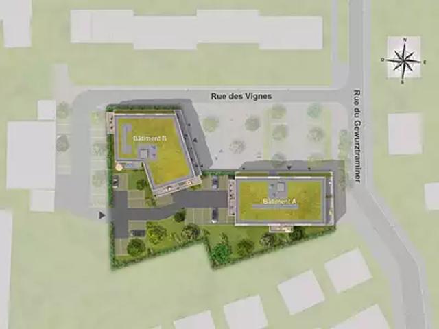 Beblenheim 68980 Programme neuf appartement neuf à vendre t4 TVA 5,5%