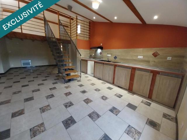 Bédarieux: Grand studio 48m², libre & lumineux