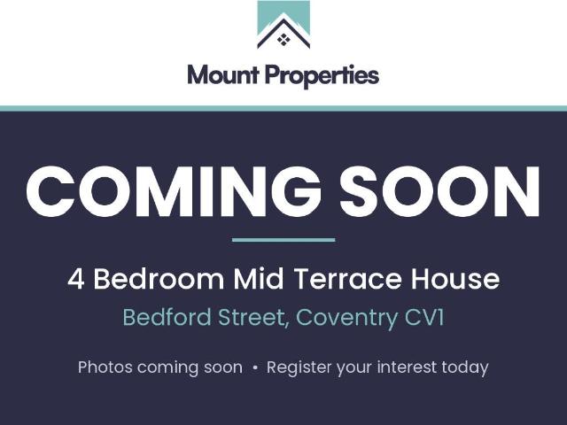 Bedford Street, Coventry CV1, 4 bed terraced house to rent, £1,350 pcm | PrimeLocation