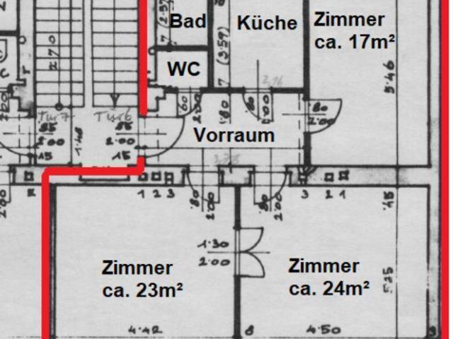 3 Zimmer Küche Wohnung nähe U4 Braunschweiggasse