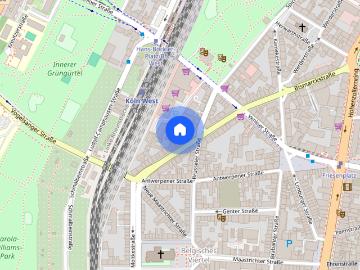 Begehrte Lage Apartment im Belgischen Viertel
