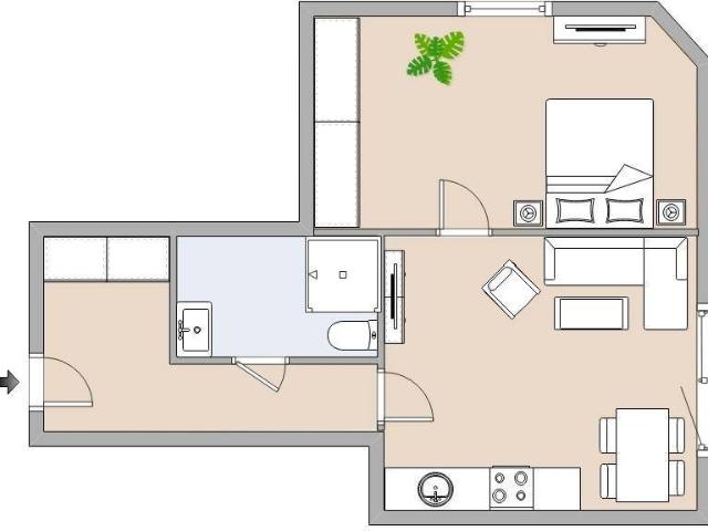 Behagliche 2 Zimmer Wohnung in malerischer Lage