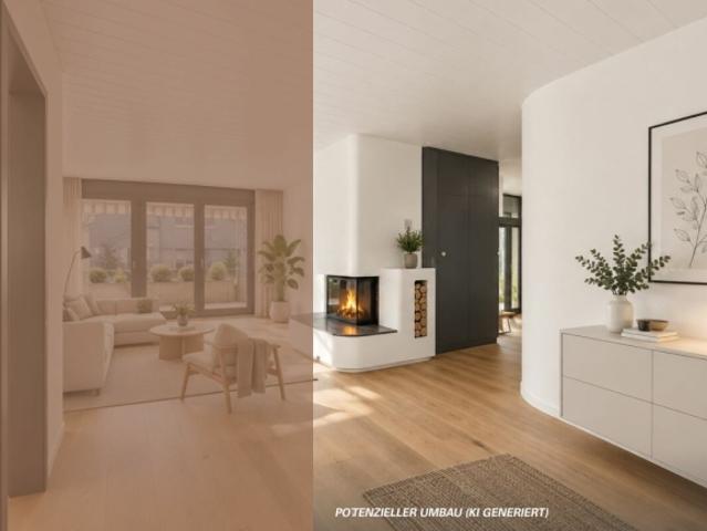 Behagliche 4.5 Zimmer Wohnung mit Renovationspotenzial