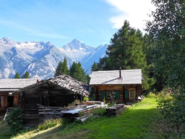 Behagliches Maiensäss bei der Brandalp in Unterbäch