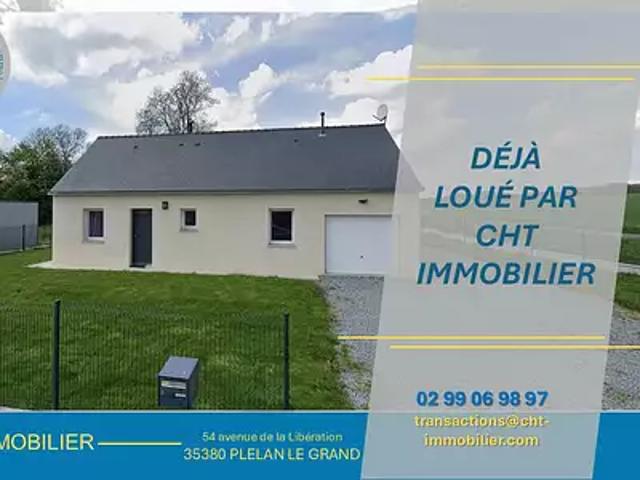 Beignon 56380 Location maison 3 pièces t3