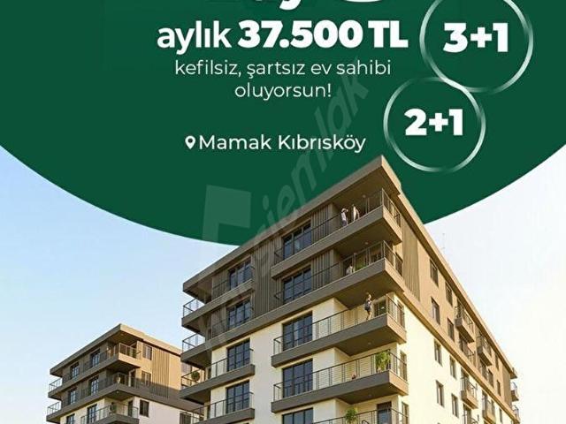 BEKER PRİME PROJEMİZDE 37.500TL TAKSİT İLE 2+1 YILMAZ EMLAK