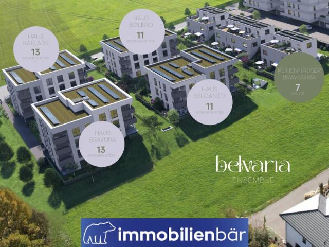 BELVARIA Ensemble 3 Zimmer Gartenwohnungen