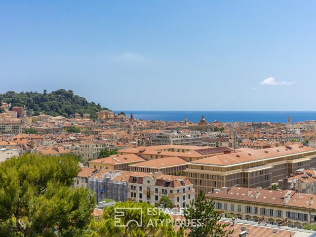 Belvédère historique et terrasse plein ciel à Nice Cimiez 97m² Nice