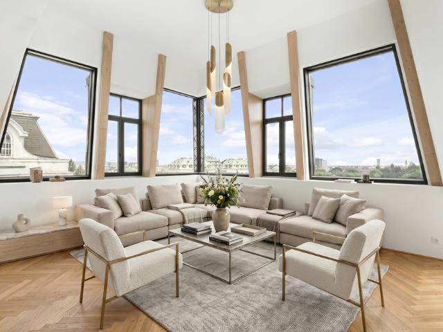 Belvedere Penthouse! Kaiserliches Panorama und zeitlose Eleganz