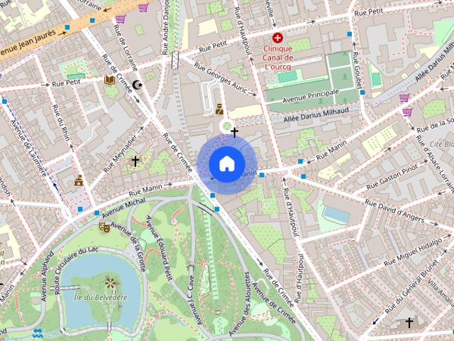Bel Apt Proche des Buttes Chaumont BAIL MOBILITE