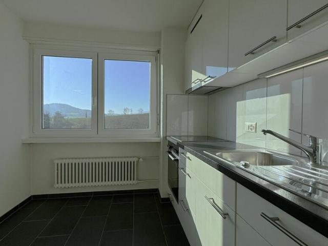 Bel appartement 3.5 pièces rénové avec vue à Delémont