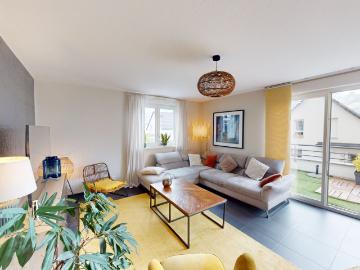 Bel appartement 3 pièces de 72 m2 avec terrasse plein sud à Mommenheim