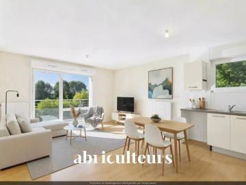 Bel Appartement à Séné d’environ 60m², quartier du Poulfanc 10 minutes Vannes