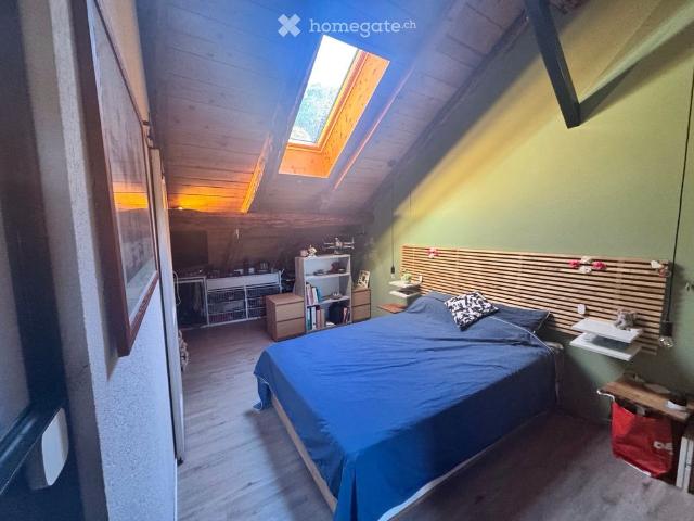 Bel appartement de 3,5 pièces à Lavey village
