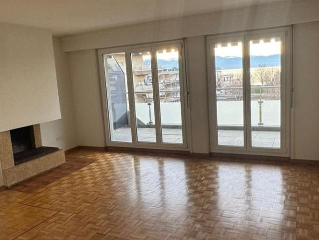 Bel appartement de 3.5 pièces avec cheminée et grand balcon avec vue