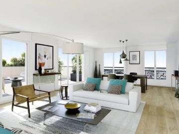Bel appartement 4 chambres à Cachan avec accès PMR
