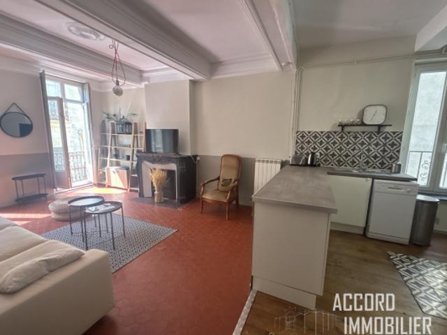 Bel appartement duplex de 85m2 T4 dans rue piétonne