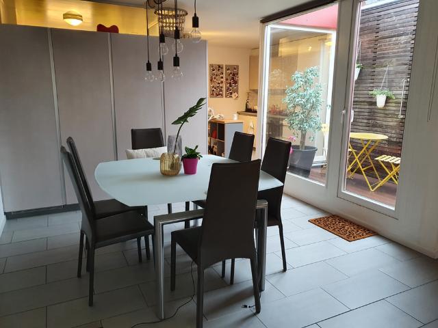 Bel appartement loft en plein coeur du Flon avec terrasse en toiture