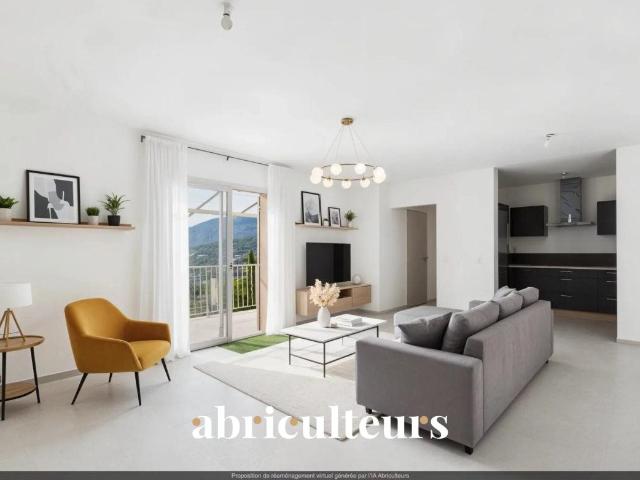 Bel appartement neuf de 95 m² – Vue panoramique – 3 chambres. 95m² Fayence