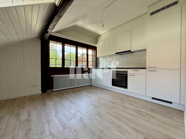 Bel appartement rénové et mansardé de 2.5 pièces au.