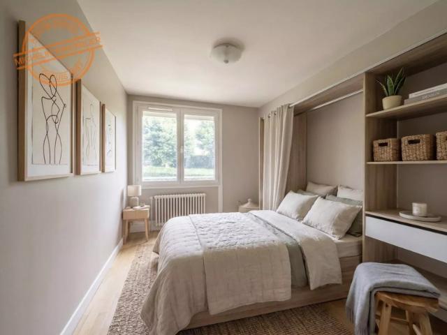 Bel appartement T3 lumineux de 65,85 m² avec balcon et parking – Écully
