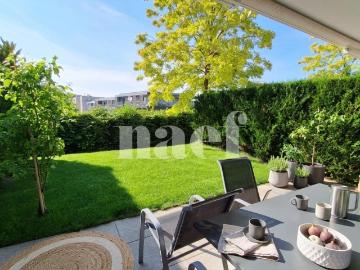 Bel appartement traversant de 3.5 pièces au rez de.