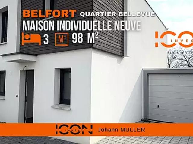 Belfort 90000 Achat / Vente maison 4 pièces t4 terrasse parking
