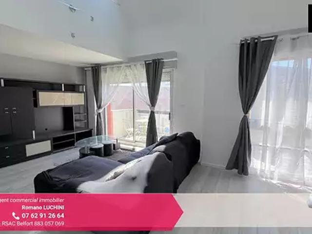 Belfort 90000 Achat / Vente appartement 4 pièces t4 au dernier étage