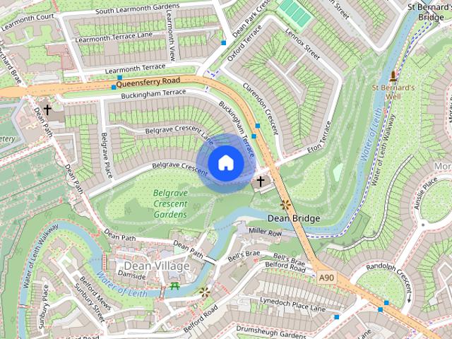 Belgrave Crescent, Edinburgh, Midlothian, EH4