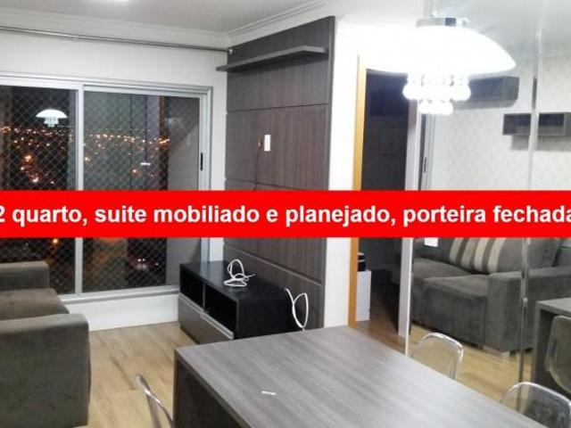 Tudo Imóveis Vende Ap Porteira Fechada com todos os móveis Belíssimo Ap 2 quartos, com suíte, 1