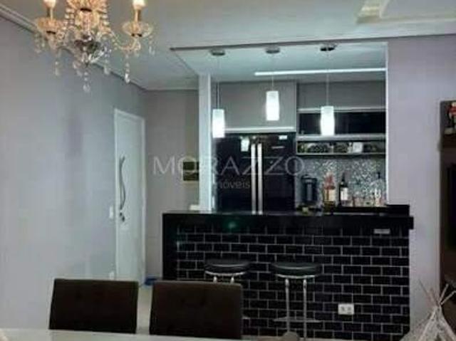 Belíssimo Apartamento com varanda gourmet, 3 dormitórios à venda, 80 m² por R$ 639.000 Vila Machad