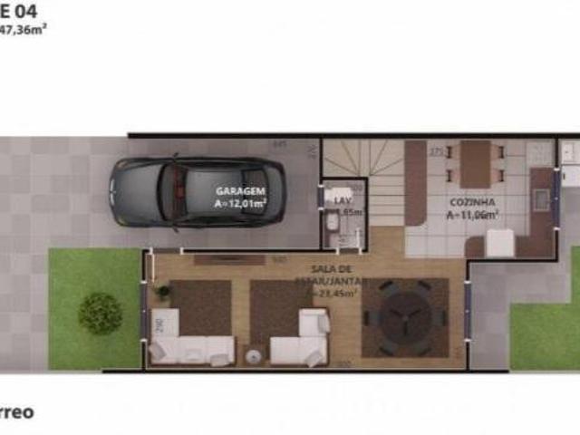 Belíssimo Triplex em Condomínio Fechado com a melhor vista do Água Verde
