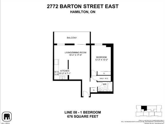 Bell Manor Apartments — Apartment 1 Bedroom