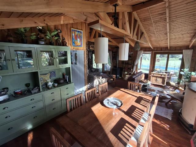 Bella parcela con 2 casas terreno de 1 ha, piscina, quincho en san manuel de melipilla | 8 dormitorios por 14000.00 en Melipilla