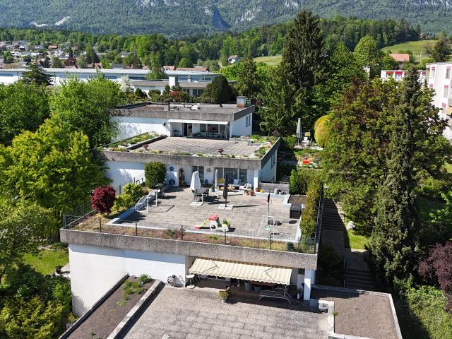 Bellach: 5.5 Zimmer Terrassenhaus, 200 m² Terrasse, renoviert